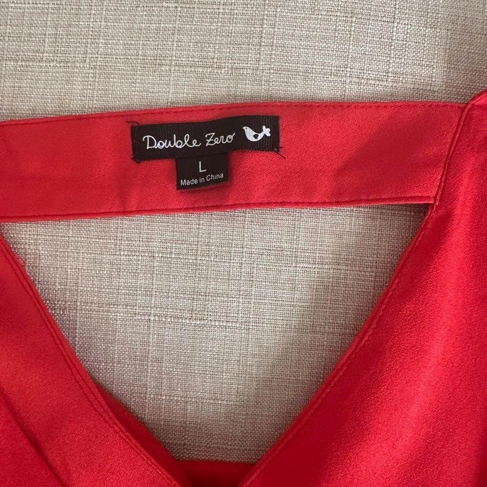 Double Zero Red Sleeveless Dress size Large - Picture 6 of 7